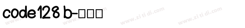 code128 b字体转换